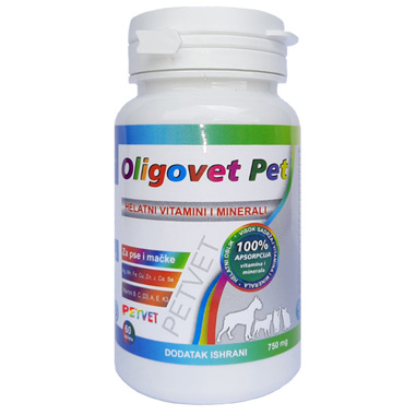 Vitamin supplement for dogs and cats - Oligovet Pet